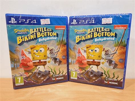 Чисто нова игра Spongebob SquarePants Battle for Bikini Bottom за PS4 гр Разград Орел OLX bg