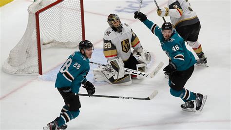 Goodrows Ot Goal Caps Sharks 5 4 Game 7 Win Vs Vegas Abc7 San Francisco