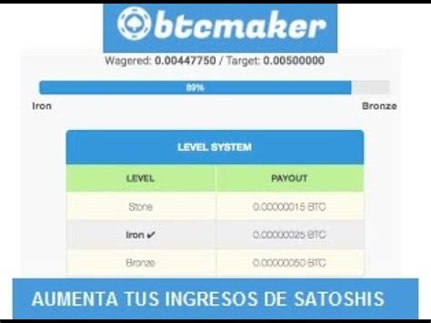 Btcmaker Gana Satoshis De Bitcoin Cada Hora Estrategia Para