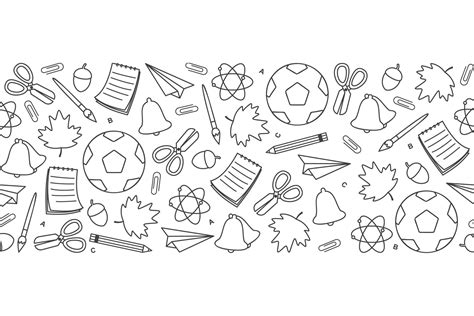 School Supplies Background 49111487 Vector Art At Vecteezy