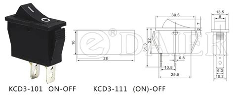 KCD3 Rocker Switch SPST ON OFF KCD3 Switch Rocker, View KCD3 rocker ...