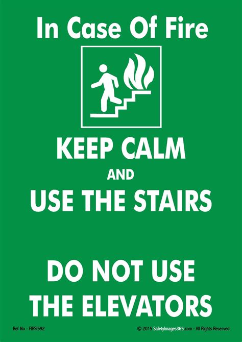 Fire Safety Posters In Case Of Fire Safety Posters