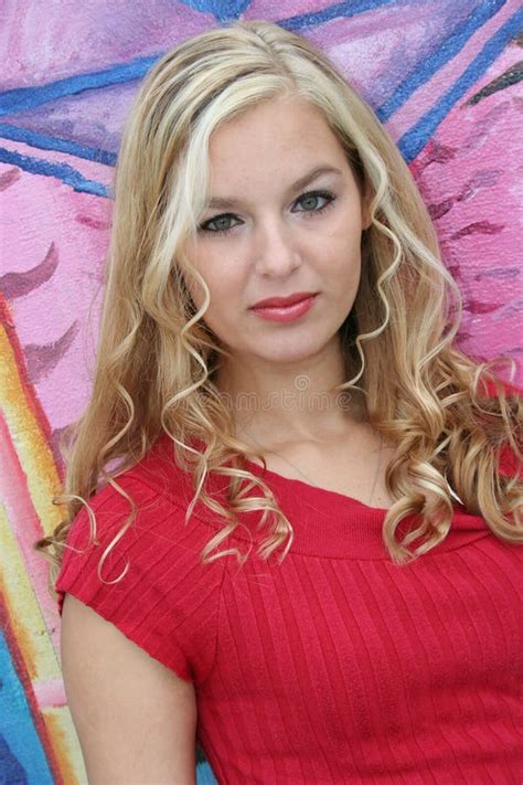 Sexy Blonde Stock Foto Image Of Jong Mooi Kleding Liefde 355936