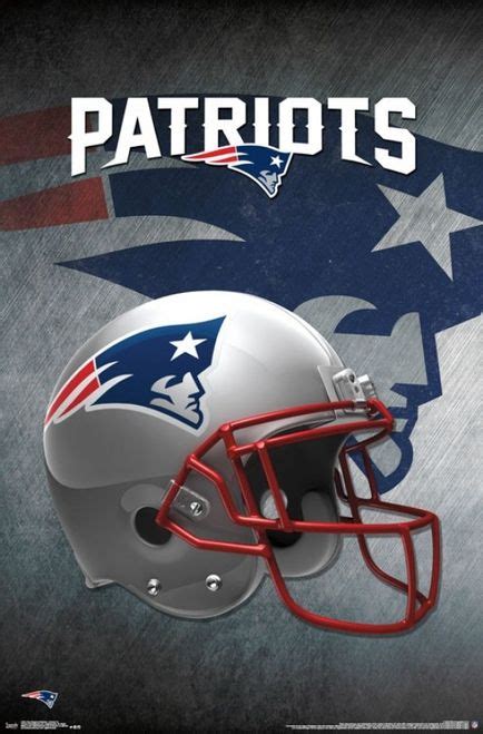 New England Patriots Helmet 16 Poster Poster Print Item