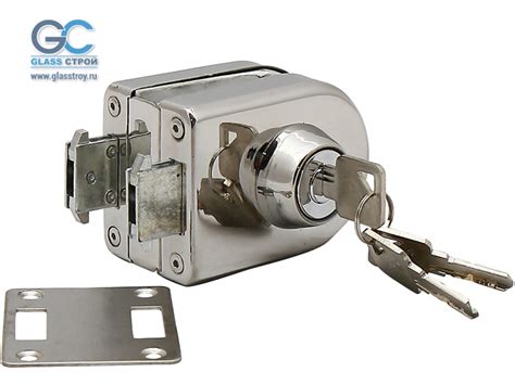 GLD-132D замок без выреза, двухсторонний ключ-барашек с ответкой на ...