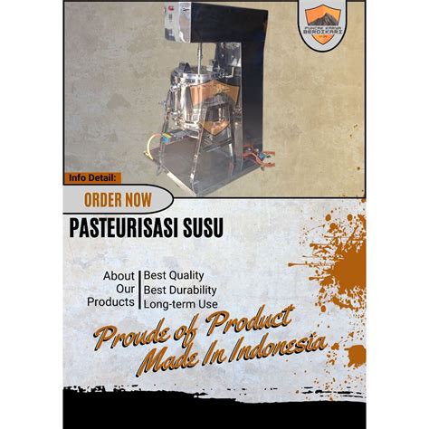 Jual Mesin Pasteurisasi Susu Pasturisasi Pasteurizer Kaps Liter