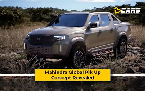 Mahindra Global Pik Up Concept Revealed