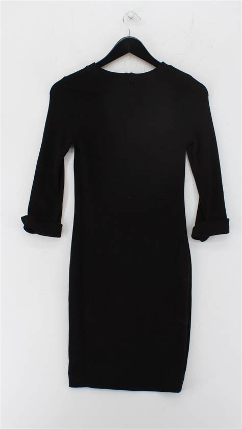 French Connection Women S Midi Dress Uk Black Viscose Ebay