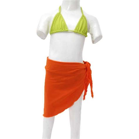 Maillot De Bain Enfant Bikini Pi Ces Kan Orang Vert Pistache