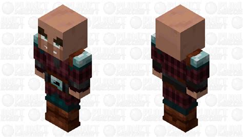 3d Villager Pillager Bedrock Minecraft Skin