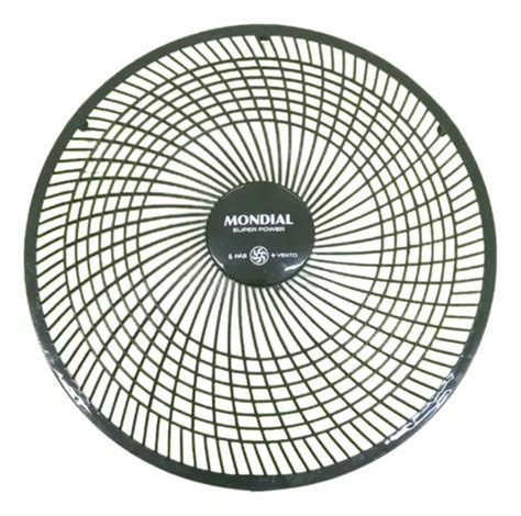 Grade Dianteira Preta Ventilador Mondial Vsp 30 b 6 Pás Parcelamento