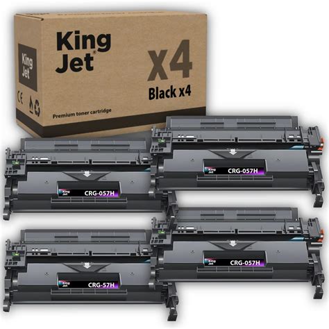 Canon Genuine 057 / 057H High-Capacity Laser Toner Cartridge — Complete 4-Color CMYK Set, TAA-Compliant Agency Supply (2PK-CONTRACT) (CRG-057-CMYK-SET-TAA-GOV-2PK-CONTRACT)