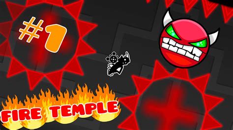 Temple Series 1 Fire Temple 100 Demon By Michigun Geometry Dash 2 1 Youtube