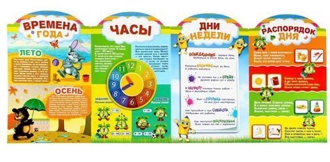 Дни недели для детей в картинках