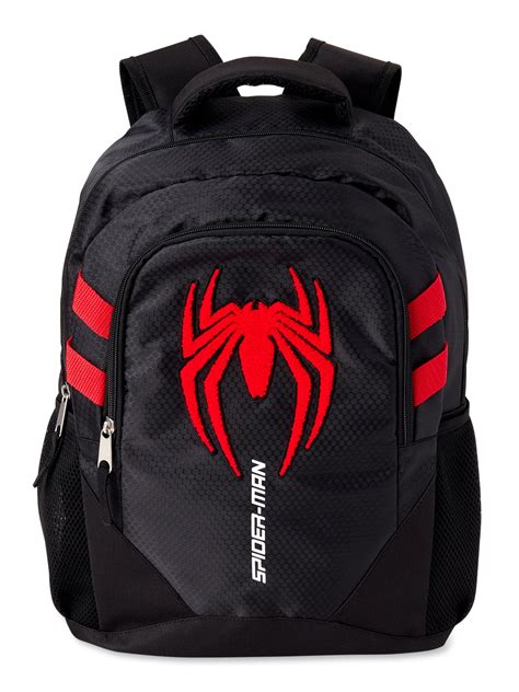 Marvel Spider Man Logo Boys Black Backpack