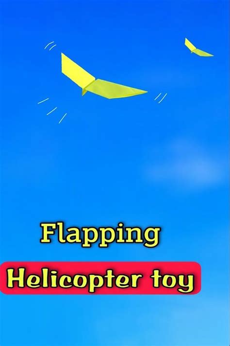 Paper Helicopter Flying How To Make A Paper Flying Toy Helicopter Artofit