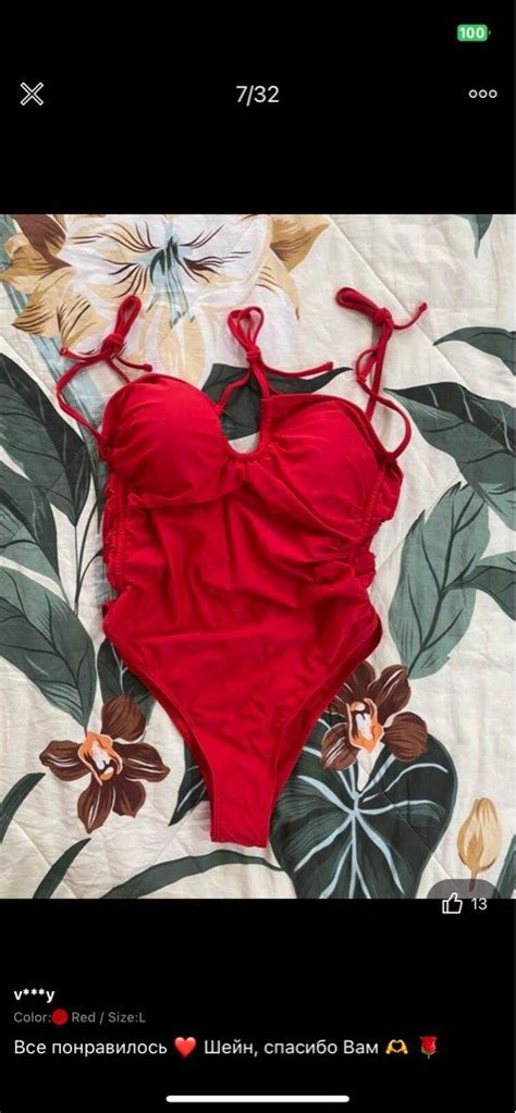 Red One Piece Bikini Women S Fashion Swimwear Bikinis Swimsuits On Carousell