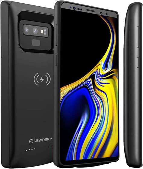 Newdery Upgraded Galaxy Note 9 Battery Case Qi Wireless