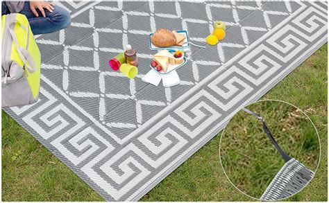 Famibay Tapis D Ext Rieur Imperm Able Couverture De Pique Nique En