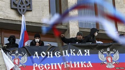 Ukraine Pro Russians Storm Offices In Donetsk Luhansk Kharkiv Bbc News