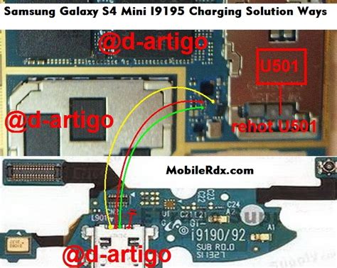 Samsung S4 Mini I9195 Charging Solution Ways Repair Jumper