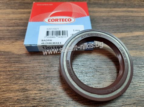 CORTECO 12011921B BADRW Simmerring 49.2x69.95x9.5 alternating twist FPM ...