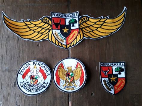 Jual Logo Bordir Untuk Baju Seragam Jaket Pemuda Pancasila PP Di Lapak