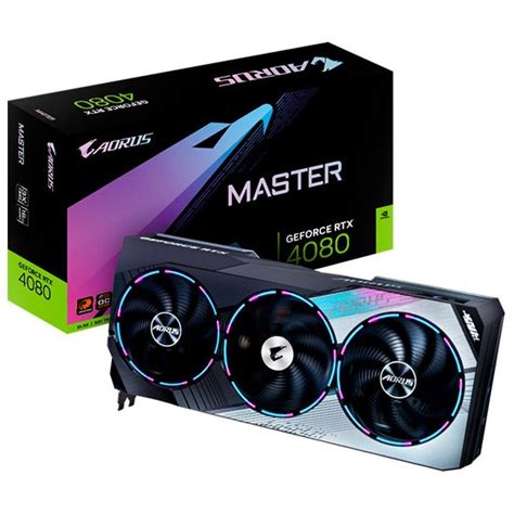 Gigabyte Aorus Geforce Rtx 4080 Master 16gb Gddr6x Graphics Card Gv