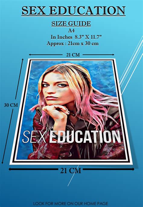 Sex Education Tv Series Cast Pop Art Style Unique Gift Best Friend Gift Wall Art Birthday