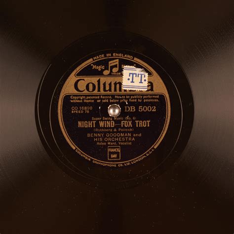 NIGHT WIND : BENNY GOODMAN and HIS ORCHESTRA : Free Download, Borrow