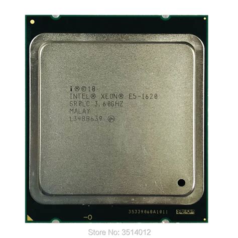 Intel Xeon E5 1620 E5 1620 3 6 GHz Quad Core Eight Thread CPU Processor