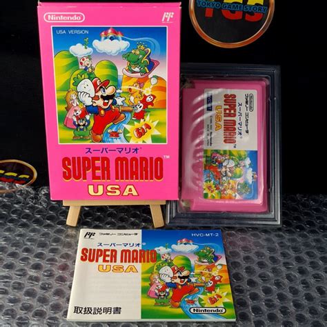 SUPER MARIO USA TBE Nintendo Famicom FC Nes Japan Game 1992 HVC MT