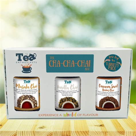 Cha Cha Chai Tea Gift Set - Loose Leaf Selection Box from the Tea