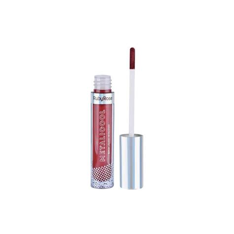 Ruby Rose Metalicool Batom Liquido Nude Avermelhado Ml Batom