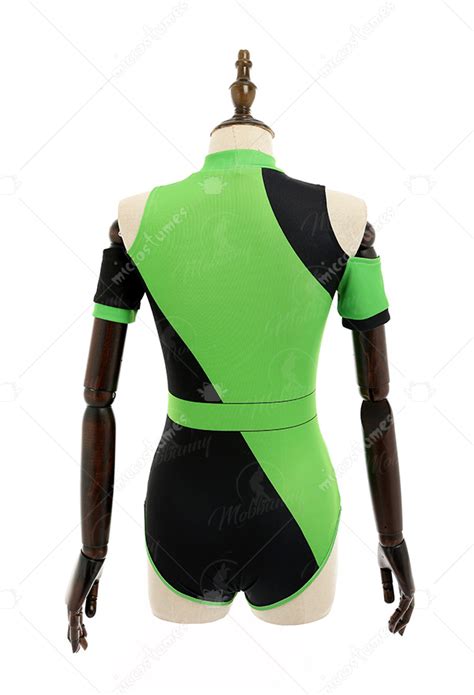 Halloween Shego Costume Sexy One Piece Lingerie Top Quality Bodysuit For Sale