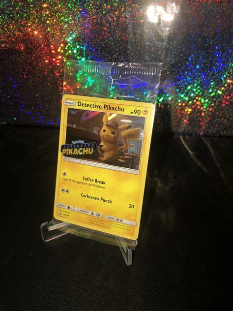 Pokémon Tcg Detective Pikachu Detective Pikachu Sm190 Promo Sealed Ebay