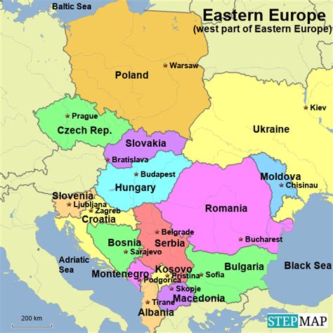 maps eastern europe map create   custom map mapchart