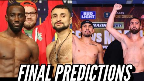 Terence Crawford Vs David Avanesyan Teofimo Lopez Vs Sandor Martin