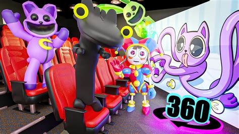 Catnap React To Poppy Playtime Chapter 3 Meme In Backrooms Smiling Critters 360° Vr 360