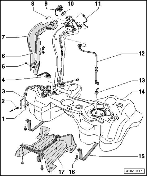 Audi Workshop Manuals A Mk Power Unit Fuel Supply System