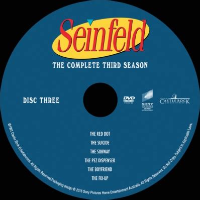 CoverCity - DVD Covers & Labels - Seinfeld - Season 3; disc 3