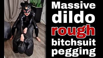 Femdom Bondage Bitchsuit Pegging Huge Strapon Strap On FLR Miss Raven Training Zero XVIDEOS