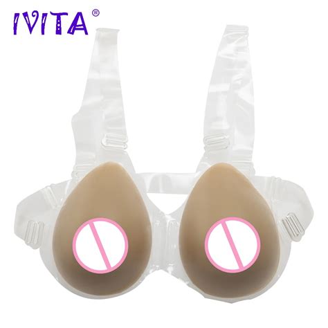 Buy Ivita 800g Realistic Silicone Breast Forms Fake Boobs For Crossdresser