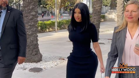 Cardi B At Courthouse For M Copyright Lawsuit In Santa Ana Youtube