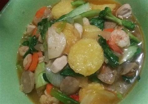 Resep Sapo Tahu Seafood Oleh Icia Ling Cookpad