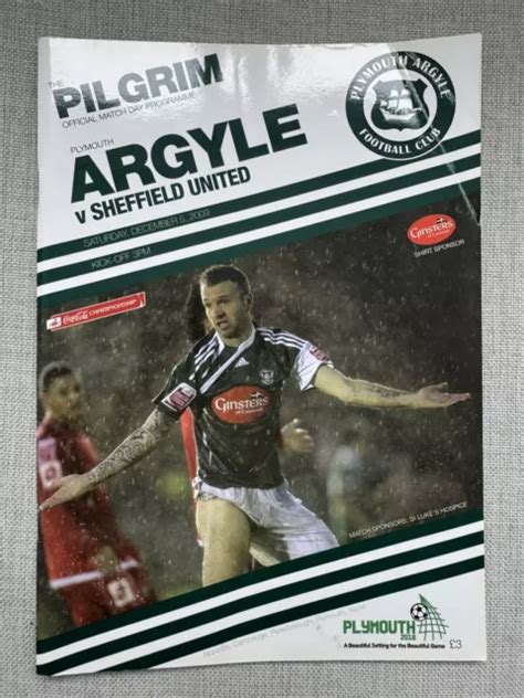200910 Plymouth Argyle V Sheffield United Match Programme 051209