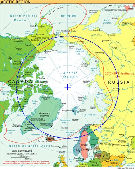 North Pole Map Of Territories