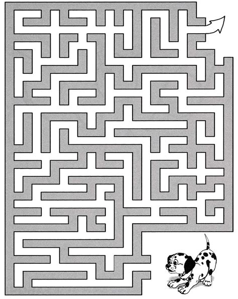 Игра-лабиринт для дошкольников. Необходимо найти выход из лабиринта