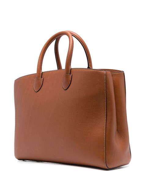 Aspinal Of London Madison Leather Tote Bag Brown Farfetch Uk