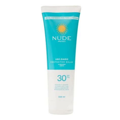 Nude Protect Spf Uso Diario Protector Solar Corporal Apizco